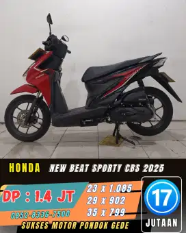 HONDA NEW BEAT SPORTY CBS TAHUN 2025