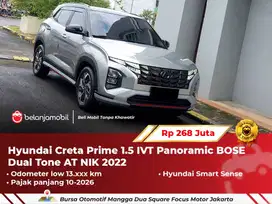 [ LOW KM ] Hyundai Creta Prime 1.5 IVT Panoramic Dual Tone 2022 2023