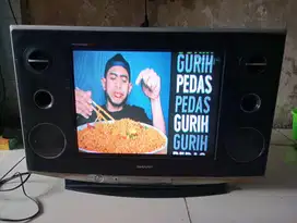 Tv tabung 29in merk sharp slim normal