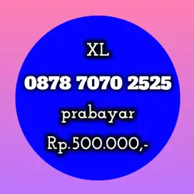 NOMOR CANTIK XL 7070 2525