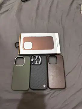 CASE IPHONE 15 PRO, Nomad Modern Leather, Nillkin CarboProp, Cosmic
