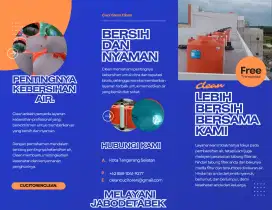 Jasa pembersihan torn air dan pembersihan bak penampungan air