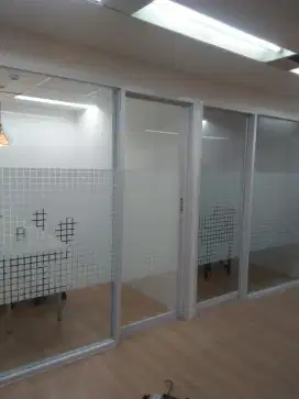 Alumunium kaca sekat ruangan