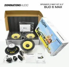 Speaker 2 Way Domination Bud 6 Max ukuran 6,5 inch