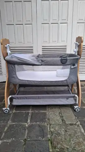 TEMPAT TIDUR BAYI PLIKO | BOX BAYI | BONUS KASUR BUSA (PRELOVED)