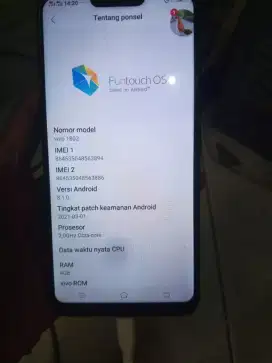 Vivo y83 4/32 orian semua