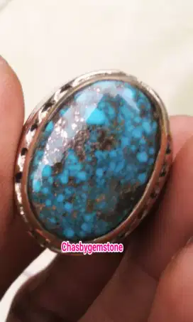 Batu Pirus Persia biru fancy beras kutah-Pirus Persia beras kutah