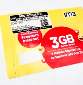 Nomor Cantik Indosat Prabayar 8888