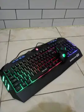 Cooling fan laptop merek nemesis dan keyboard rexus VR1