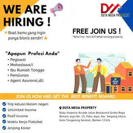 Dicari Pekerja Freelance Untuk Jadi Agent Property Di Area Tangsel