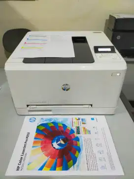 Printer LaserJet warna HP pro M252n bagus siap pakai cartridge baru