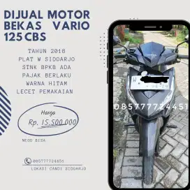 Vario 125 CBS warna hitam