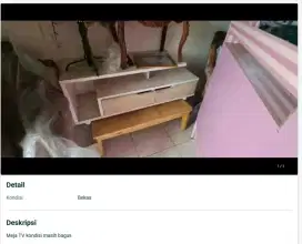 Meja tv masih bagus