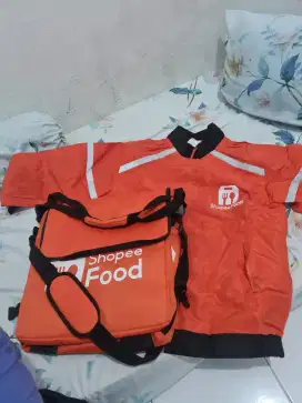 jaket shopi original baru pakai sekali dan tasnya