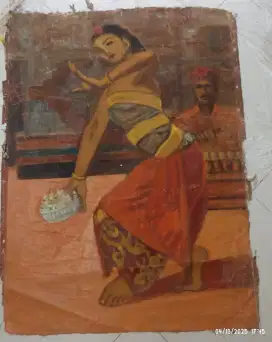 Lukisan Asli Agus Djaja Antik Vintage