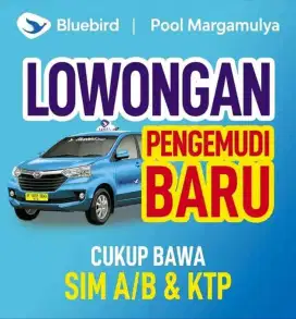 LOWONGAN SUPIR/DRIVER TAKSI BLUE BIRD