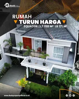 Di jual rumah murah baru siap huni claster depan furnish Sentul city