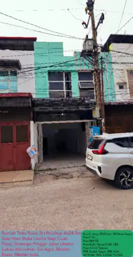 Dijual Rumah Toko RUKO 4x24.5m siap huni siap buka usaha Strategis