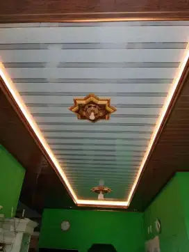 Promo plafon PVC terpasang dan atap baja ringan untuk rumah dll