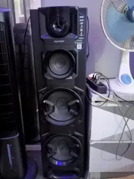 Spiker aktif Polytron dobel sobwoofer