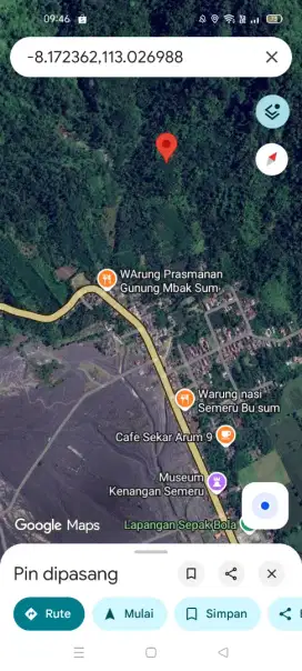 Jual tanah kebon 14.630 m