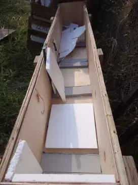 Palet pallet kotak kayu panjang kuat rapi untuk kandang ayam lainnya