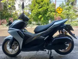(DP 500)‼️ Yamaha Aerox S ABS Keyless Connected Silver Mulus 2022
