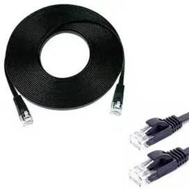 Kabel LAN Flat Cat 6 RJ45 UTP 10 Gbps Gigabit Ethernet Wifi Internet