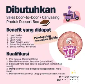 Dibutuhkan Karyawan/Sales