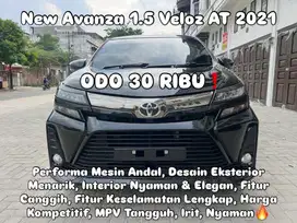 (TDP 31 JUTA!) Toyota New Avanza 1.5 Veloz Automatic Hitam 2021
