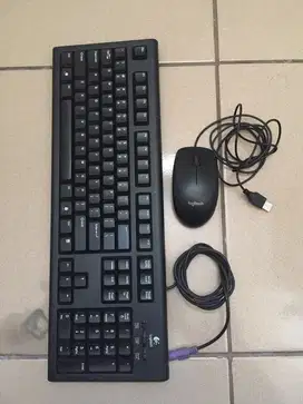 keyboard + mouse merk logitech