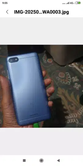 Jual redmi 6a 16 gb minus lcd baret di tengan masih aman