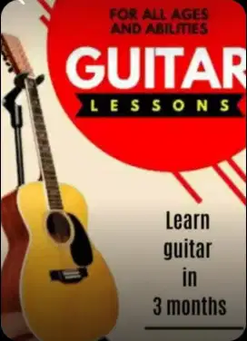 Kursus les privat gitar akustik dan elektrik pemula middle