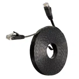 Kabel LAN Flat Cat 6 RJ45 UTP Gigabit Ethernet Wifi Internet Outdoor