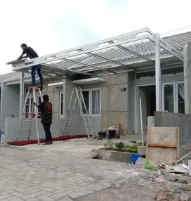 Kanopi Baja Ringan Atap Spandek Pasiran