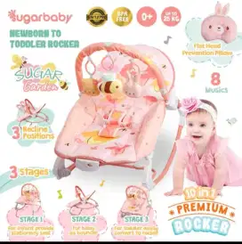 Sugar baby 10 in 1Premium Rocker Bouncer