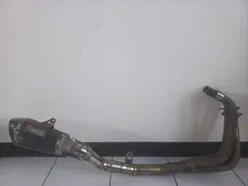 Knalpot Racing Import Thailand ZX 25R Full System model Akrapovic