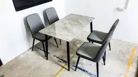 Meja Makan Granite Fullset (New)