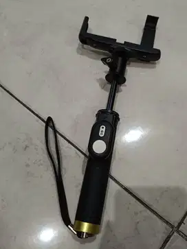 Tongsis Monopod Xiaomi YI + Remote Shutter Bluetooth, Phone Holder Ori