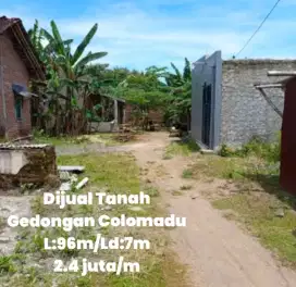 Dijual Tanah deket AKFIS colomadu L:96m