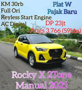 (Low KM) Daihatsu Rocky Top Grade 2021 X Manual Kuning MT Agya 2022