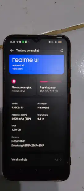 Jual hp realme C25S