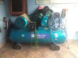 Kompresor angin 3 piston 20hp merk future bekas blm lama pakai
