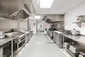 Pemasangan setting equitmen kitchen dapur