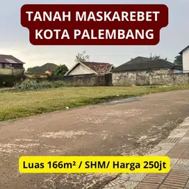 Dijual Tanah dekat Universitas Terbuka (UT) Kota Palembang