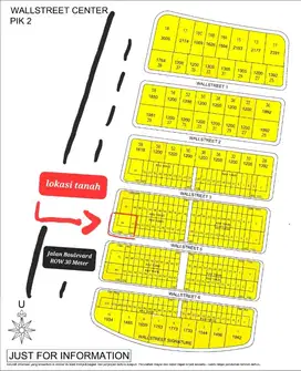 Disewakan tanah langka di boulevard dan siap pakai PIK 2
