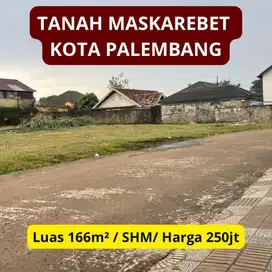 Dijual Tanah dekat Universitas Terbuka (UT) Kota Palembang