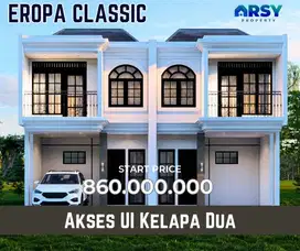 Rumah klasik dan modern di kelapa dua Depok