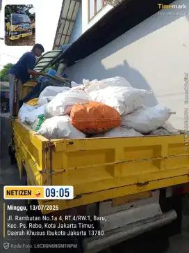 Jasa buang puing dan sampah