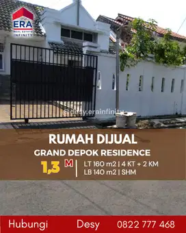 Rumah Dijual Murah Grand Depok Residence